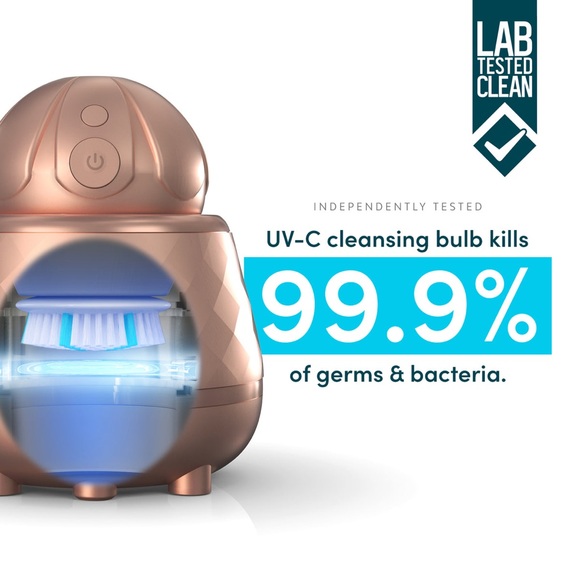 TAO Clean Ross Gold Orbital Face Brush & Cleaning Station - Picture 2 of 8